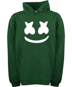 kids mello marshmellow green hoodie