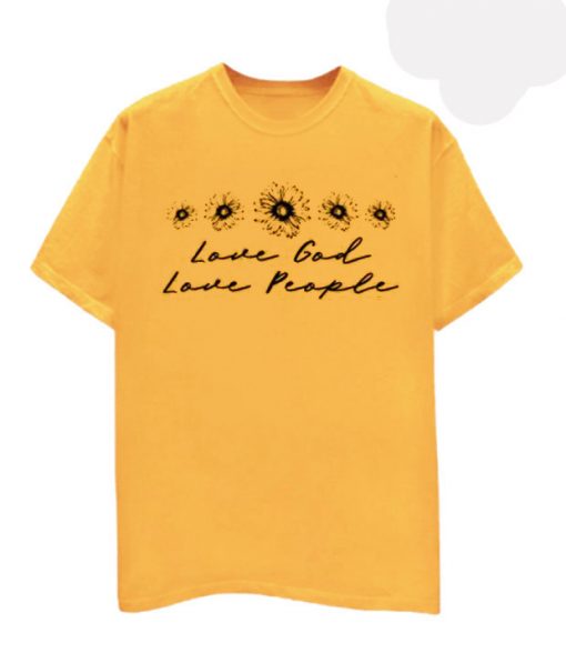 love good love yellow t shirts