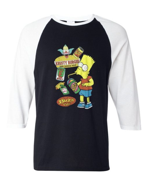 the Simpson Bart Junk Food Grey Asphalt White sleeves Tshirts