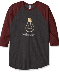 Be Light Grey Brown Sleeves Raglan T shirts