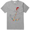 Captain Christmas Anchor Grey Tshirts