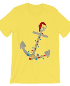 Captain Christmas Anchor YellowTshirts