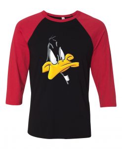 Darkwing Duck Black Red Sleeves Raglan Tshirts