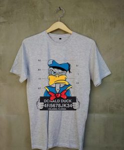 Donald Duck Jailed Grey Tees