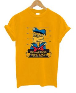 Donald Duck Jailed Yellow Tees