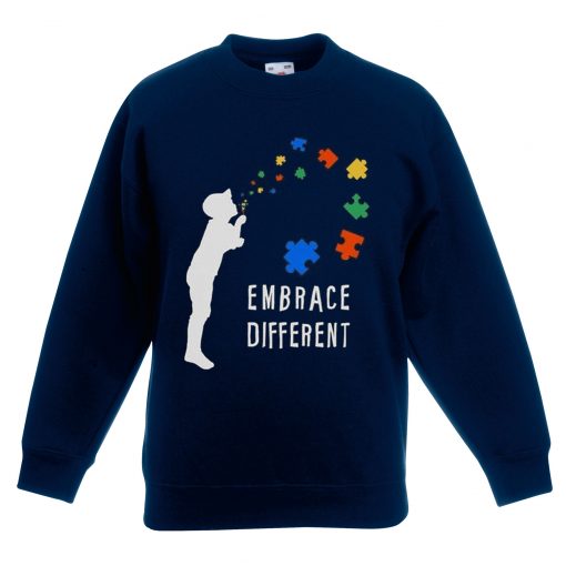 Embarace Different Blue Navy Sweatshirts