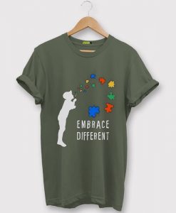 Embarace Different Green Army Tshirts