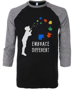 Embarace Different Grey Raglan T shirts