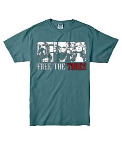 Free the Three Blue Spource Tshirts