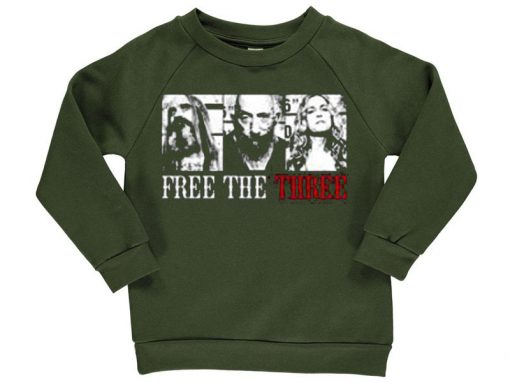 Free the Three Green Army Sweatshirts