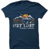 Get Lost Blue Navy Tshirts