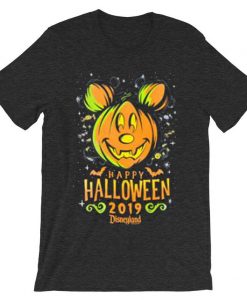 Happy Halloween Disney 2019 Grey Asphalt T shirts