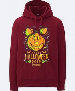 Happy Halloween Disney 2019 Maroon Hoodie