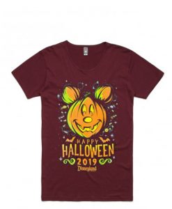 Happy Halloween Disney 2019 MaroonT Shirt