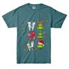 Ho Ho Ho Merry The Grinch Christmast Blue SpourceTshirts