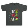 Ho Ho Ho Merry The Grinch Christmast Grey Tshirts