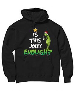 Is This Jolly Enough Black Hoodie