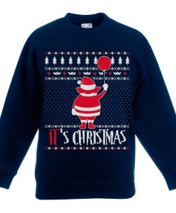 It is Chirtsmas Blue Navy Sweatshirts