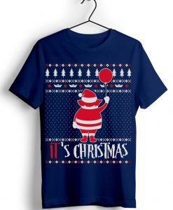 It is Chirtsmas Blue Navy Tshirts