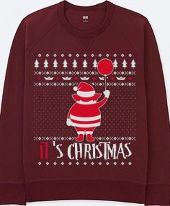 It is Chirtsmas Maroon Sweatshirts