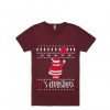 It is Chirtsmas Maroon Tshirts