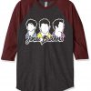 Jonas Brothers Happiness Begins Tour Fans Happiness Gift Black Grey Brown Sleeves Raglan Tees