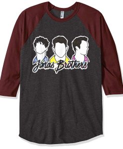 Jonas Brothers Happiness Begins Tour Fans Happiness Gift Black Grey Brown Sleeves Raglan Tees