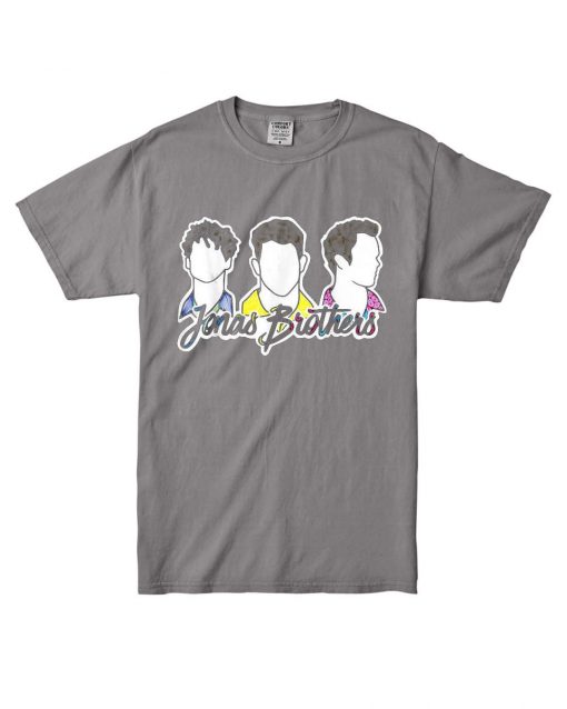 Jonas Brothers Happiness Begins Tour Fans Happiness Gift shoft grey T shirts