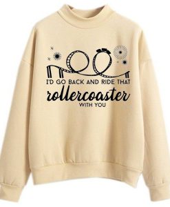 Jonas Brothers Roller Coaster Cream Sweatshirts