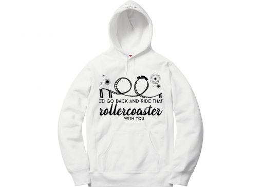 Jonas Brothers Roller Coaster White Hoodie