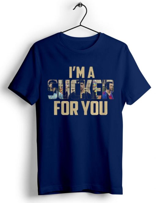 Jonas Brothers i’m a sucker for you Blue Navy Tees