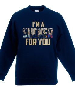 Jonas Brothers i’m a sucker for you Blue Sweatshirts