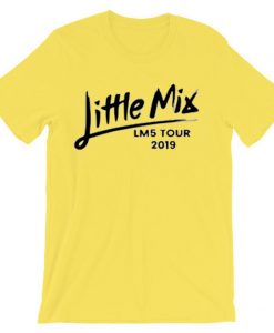 Little Mix yellow tees