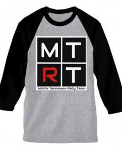 MTRT Grey Black Sleeves Raglan T shirts