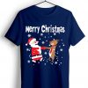 Merry Chirstmas Blue Navy Tshirts