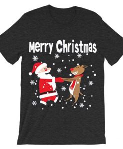 Merry Chirstmas Grey Asphalt Tshirts