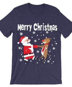 Merry Chirstmas Purple Tshirts