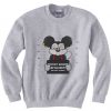 Mickey Mouse Jailed Grey Sweatshirts