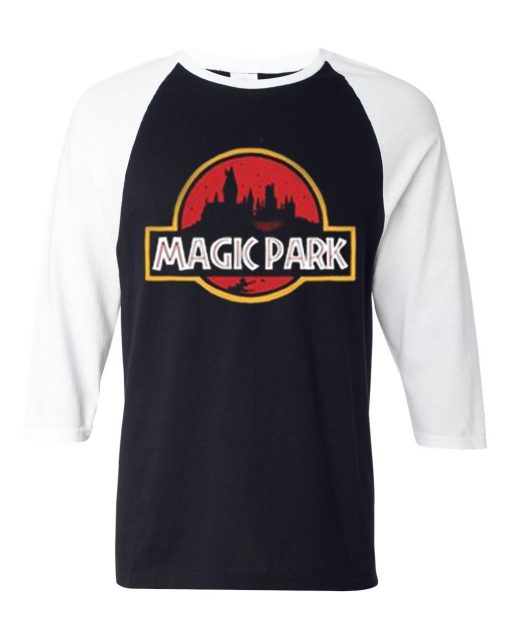 New Design Magic Park Potterhead Black White Raglan Tshirts