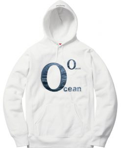 Ocean White Hoodie