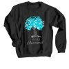 PCOS Awareness Black Sweatshirts