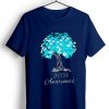 PCOS Awareness Blue Navy Tshirts