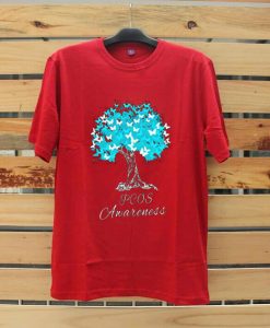 PCOS Awareness Red T-Shirt