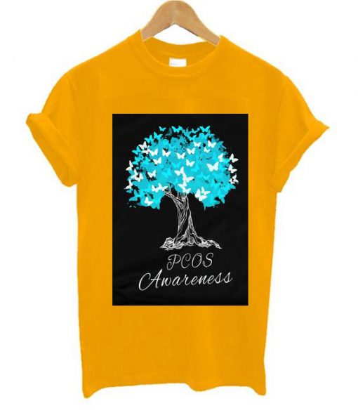 PCOS Awareness Yellow Tshirts