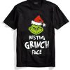 Resting Grinch Face Black Tshirts