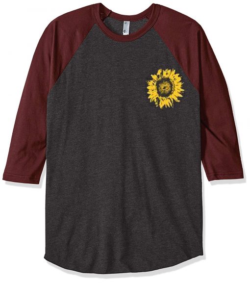 Sunflower Grey Brown Raglan Tshirts