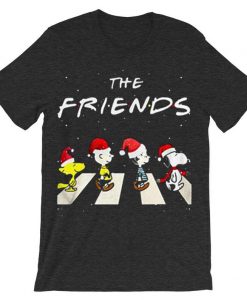 The Christmas Peanuts The Friends Grey Tees