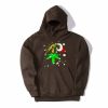 The Grinch Hold Weed Brown Hoodie