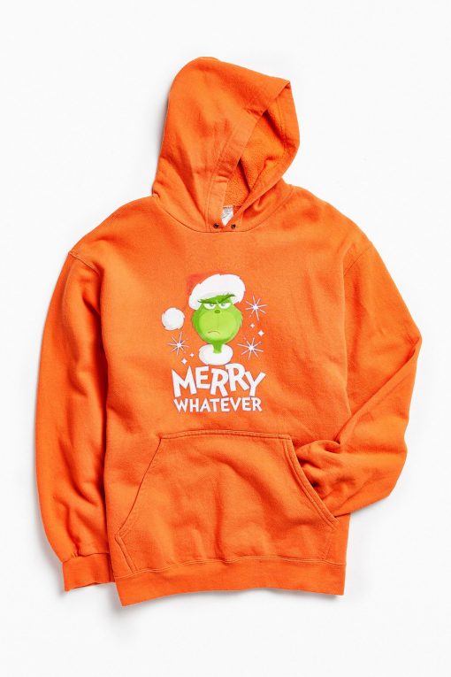 The Grinch Marry Whatever Oange Hoodie