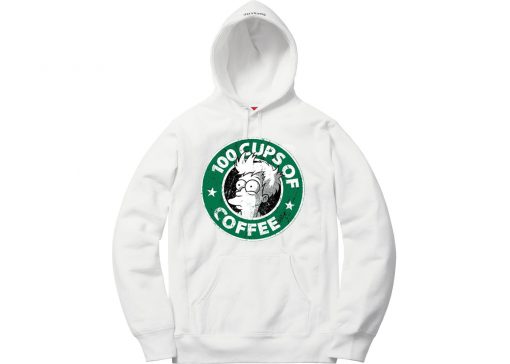 100 CUPS OF COFFEE White Hoodie